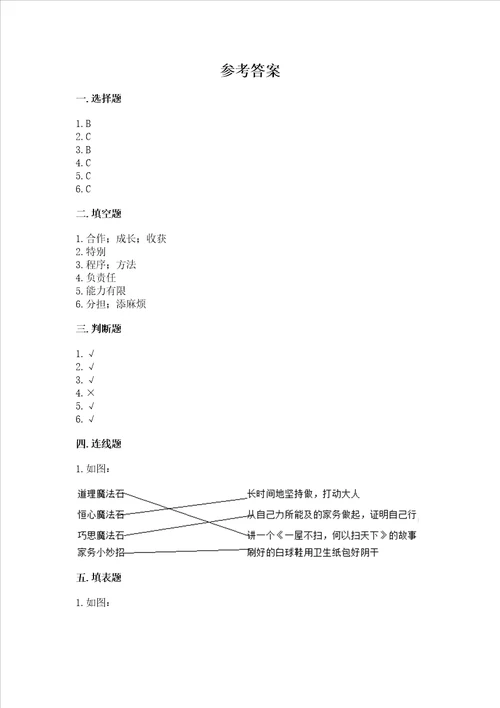 2022部编版道德与法治四年级上册期中测试卷黄金题型