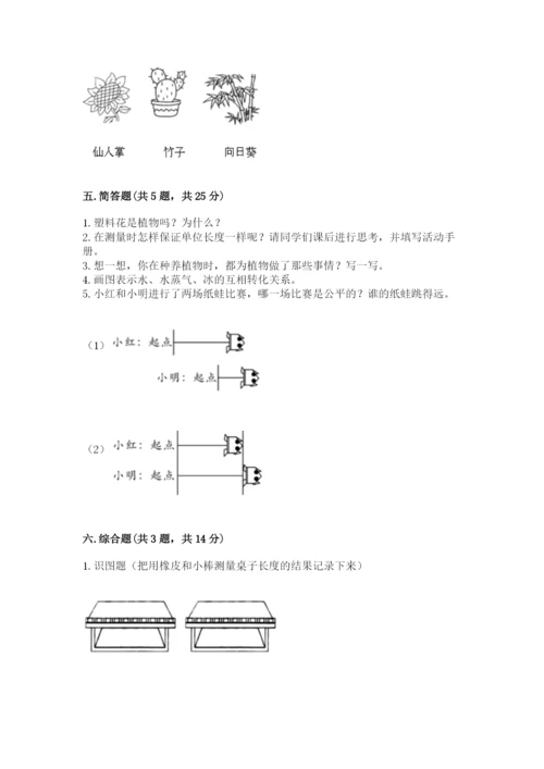 教科版一年级上册科学期末测试卷及参考答案ab卷.docx