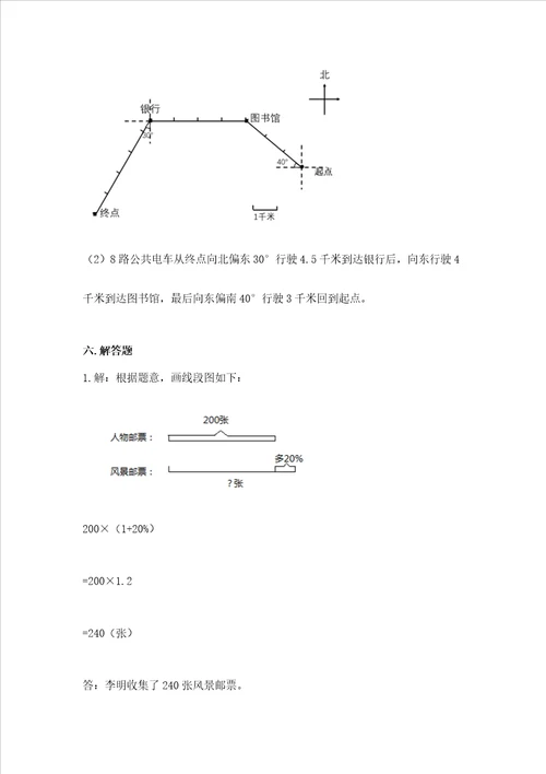 小学数学六年级上册期末测试卷易错题word版