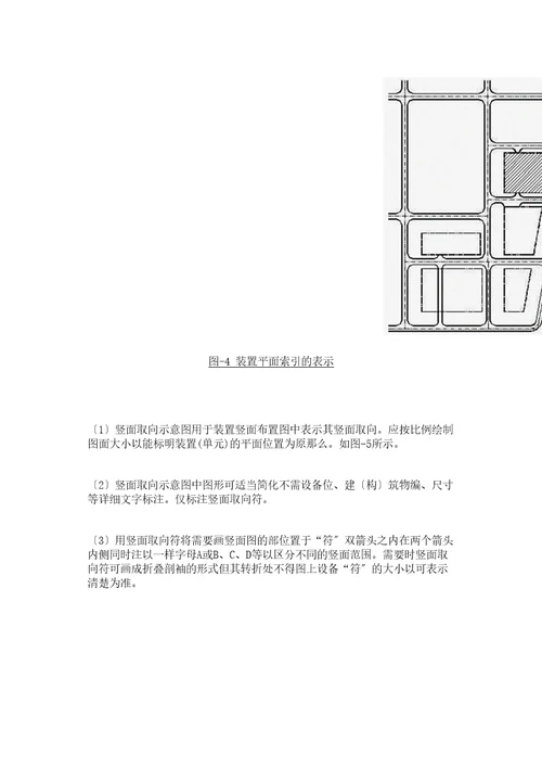 石油化工装置布置图画法规定