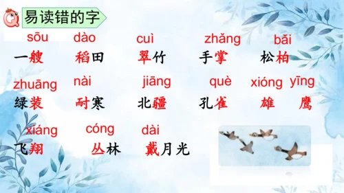 部编版语文二年级上册第二单元复习课件