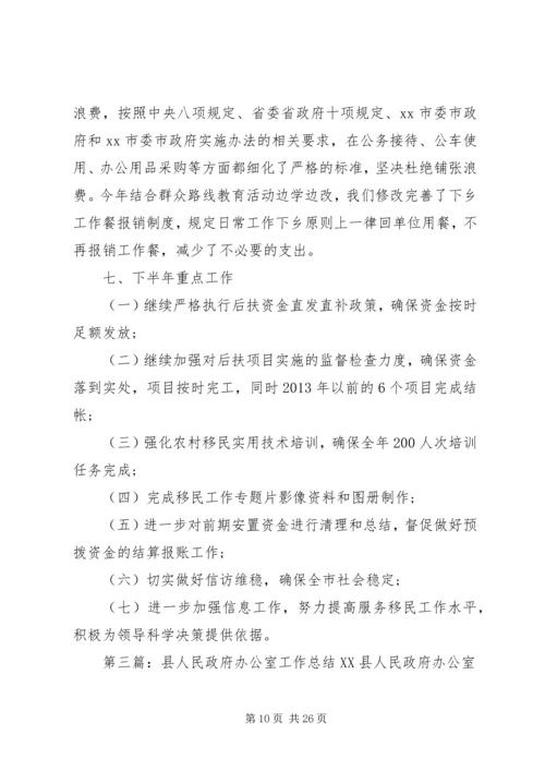 人民政府办公室年度工作总结.docx