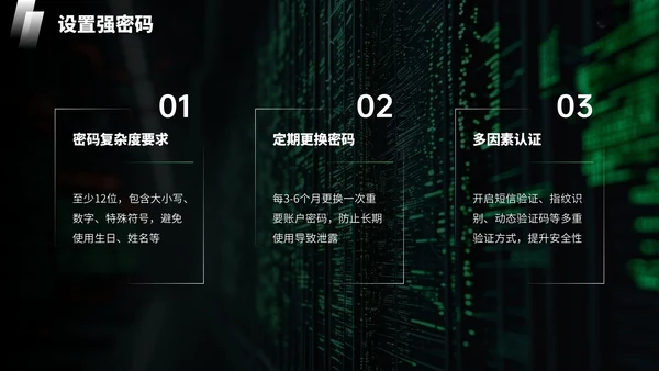 绿色科技风网络安全宣传周科普讲座PPT模板