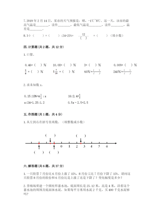 小升初数学期末测试卷精品【夺冠】.docx