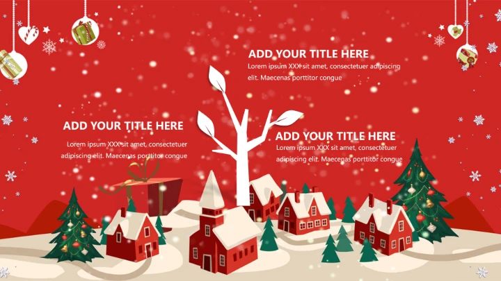 圣诞节节日模板