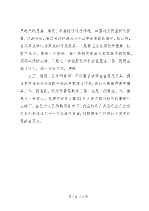 区统计工作会议副区长讲话稿 (2).docx
