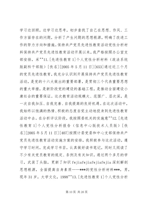 我的党性个人党性分析材料.docx