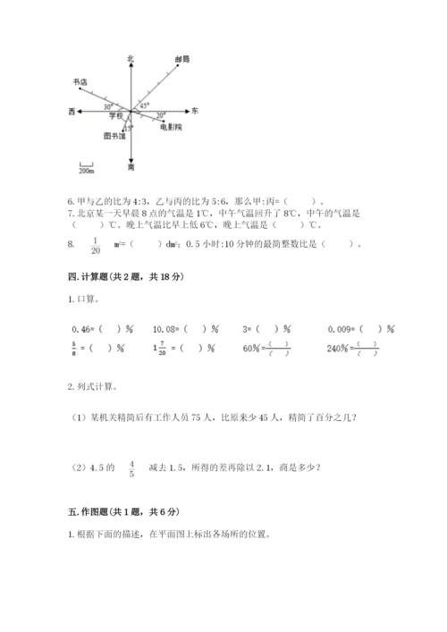 甘肃省小升初数学期末测试卷一套.docx