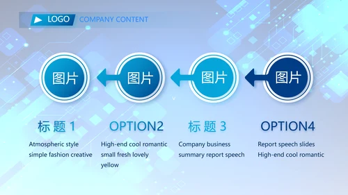 蓝色科技感年终工作总结汇报动态PPT