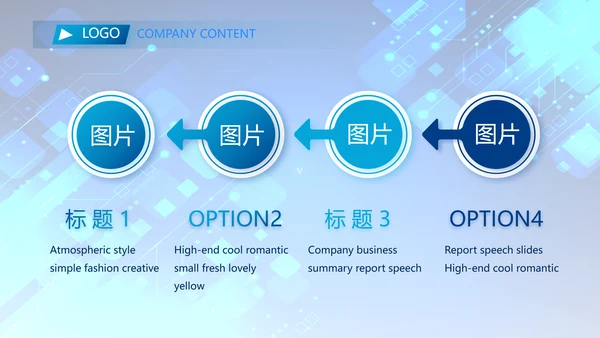 蓝色科技感年终工作总结汇报动态PPT