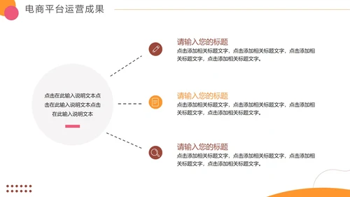 简约时尚轻快电商年终工作总结PPT模板