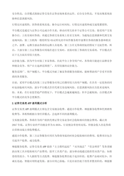 中国证券交易类APP发展现状与展望.docx