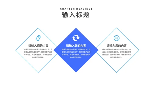 蓝色年度工作述职报告PPT模板