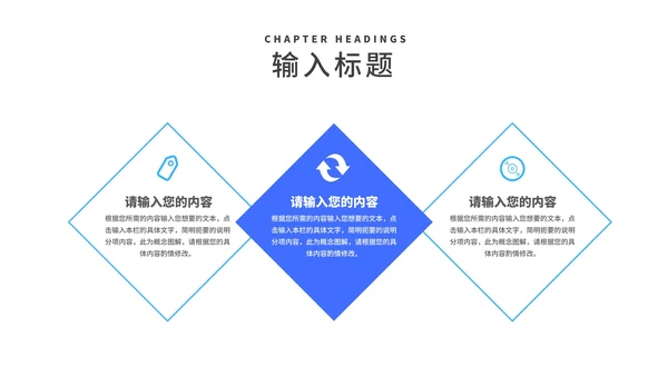 蓝色年度工作述职报告PPT模板