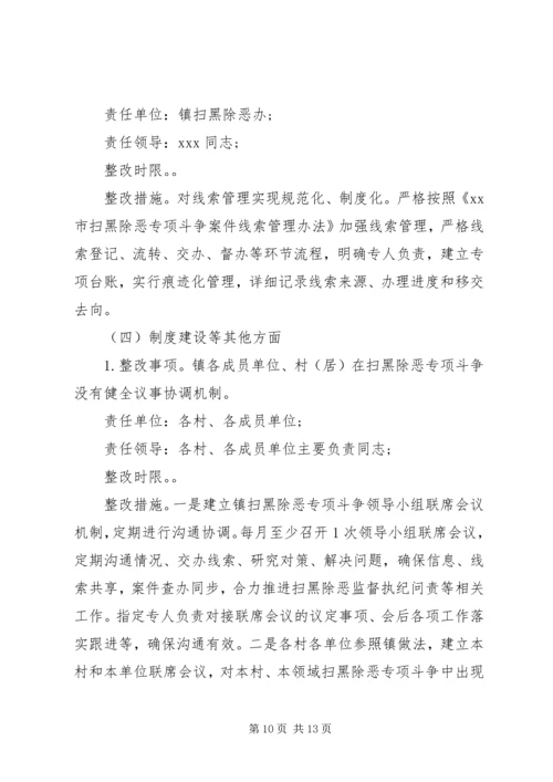 落实市委扫黑除恶专项巡察组反馈意见的整改方案.docx