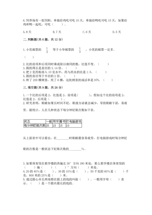 小学数学六年级上册期末测试卷（b卷）word版.docx