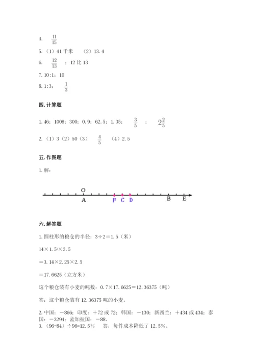 小升初六年级期末测试卷完整.docx