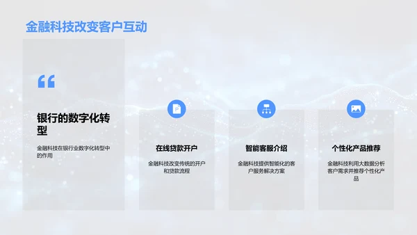 银行科技革新报告PPT模板