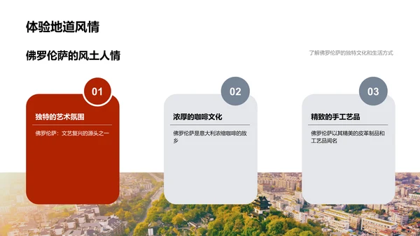 佛罗伦萨旅游解析PPT模板