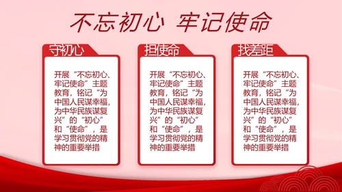 红色喜庆入党PPT背景入党誓词宣誓仪式模板