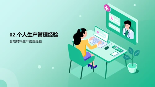绿色医疗智能化生产提升效率PPT模板