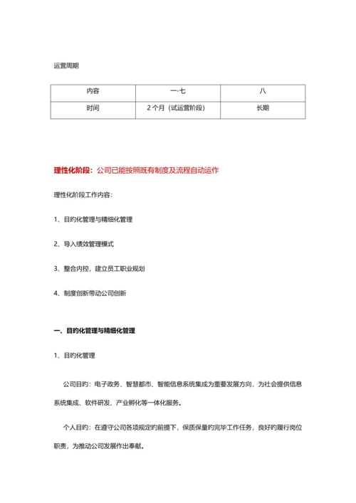 公司企业新版制度全新体系建设与实施重点规划专题方案.docx