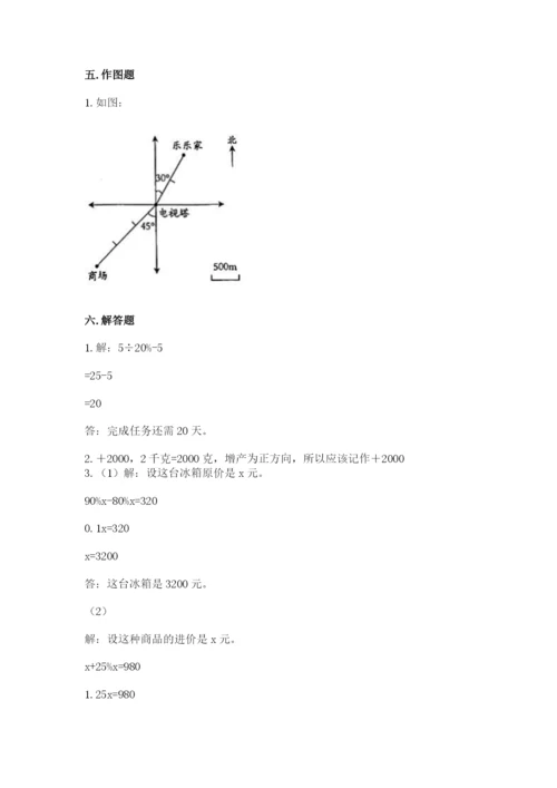 小升初六年级期末试卷精品【预热题】.docx