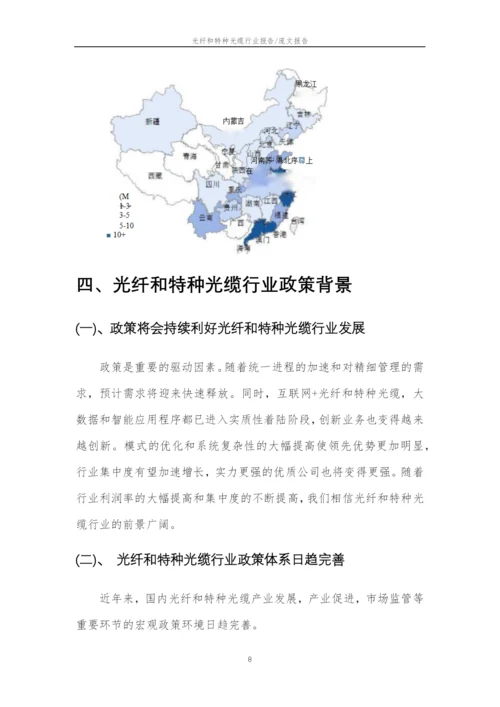 2022年光纤和特种光缆行业市场突围建议及需求分析报告.docx