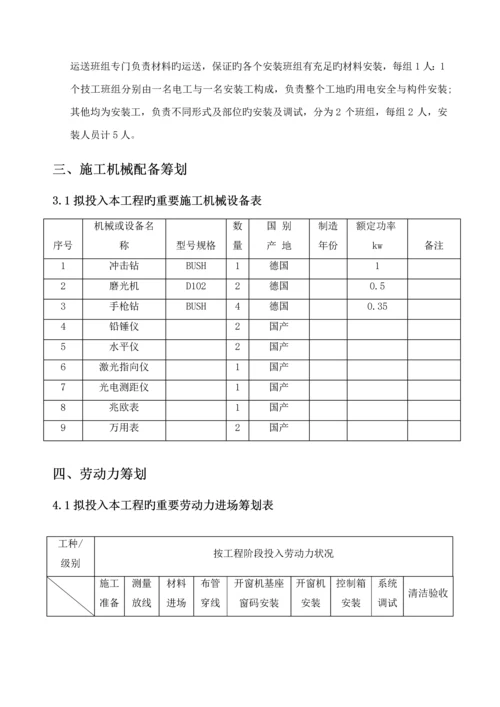 电动消防排烟窗综合施工专题方案.docx