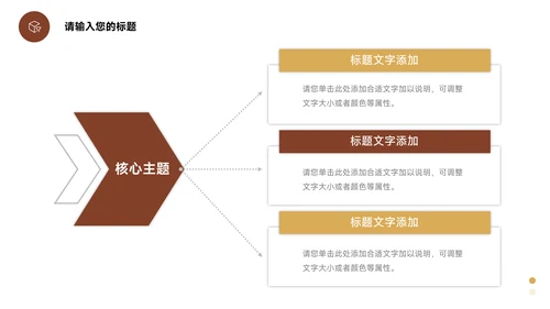 黄色扁平欧美风年终工作总结汇报PPT模板
