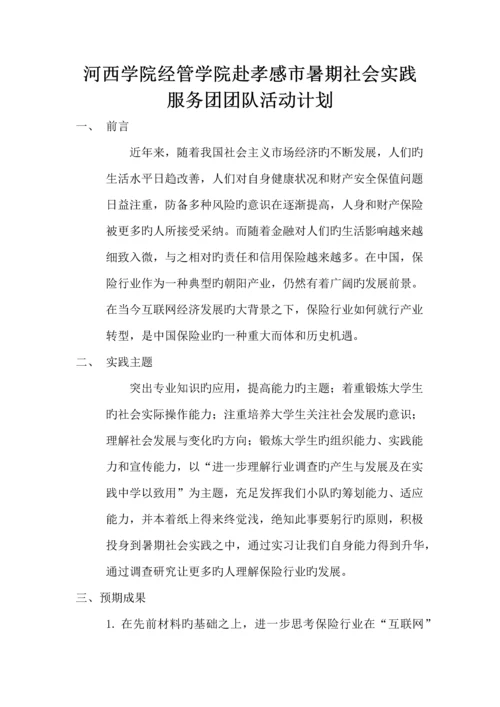 暑期社会实践团队活动计划.docx