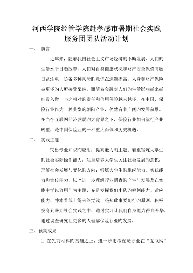 暑期社会实践团队活动计划.docx