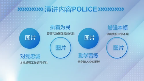 蓝色大气公安治安管理条例动态PPT