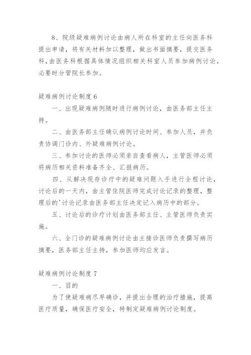 疑难病例讨论制度.docx