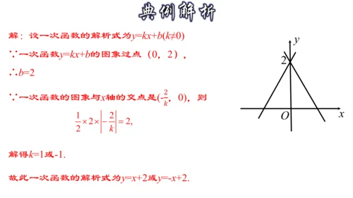 19.2.5  一次函数的解析式的求法  课件（24张PPT）