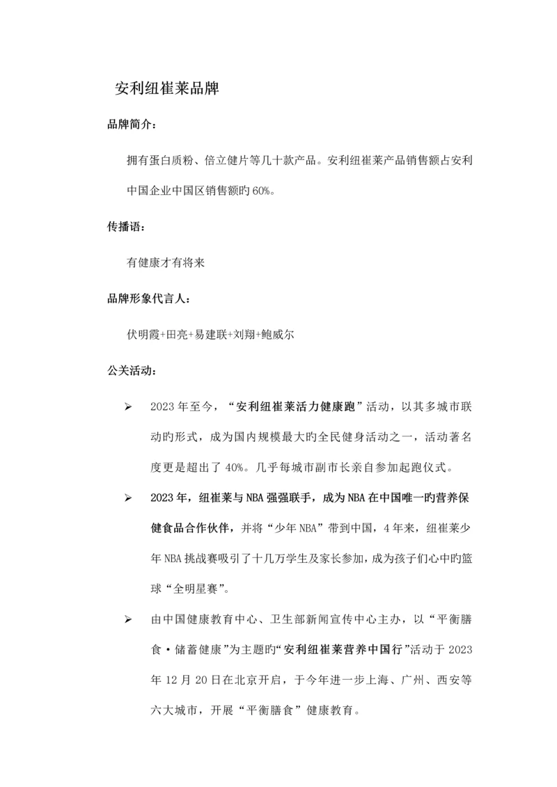 知名保健品营销方案大全自己整理定位传播语公关.docx