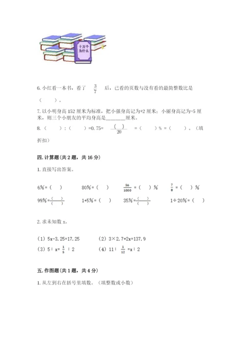 人教版六年级下册数学期末测试卷附答案（轻巧夺冠）.docx