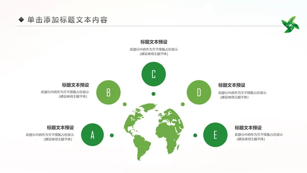 绿色出行环保低碳公益环保活动PPT模板