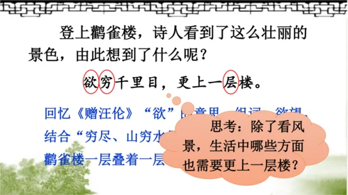 【名师课件】部编版语文二年级上册 8.古诗二首《登鹳雀楼》《望庐山瀑布》 课件（共2课时)