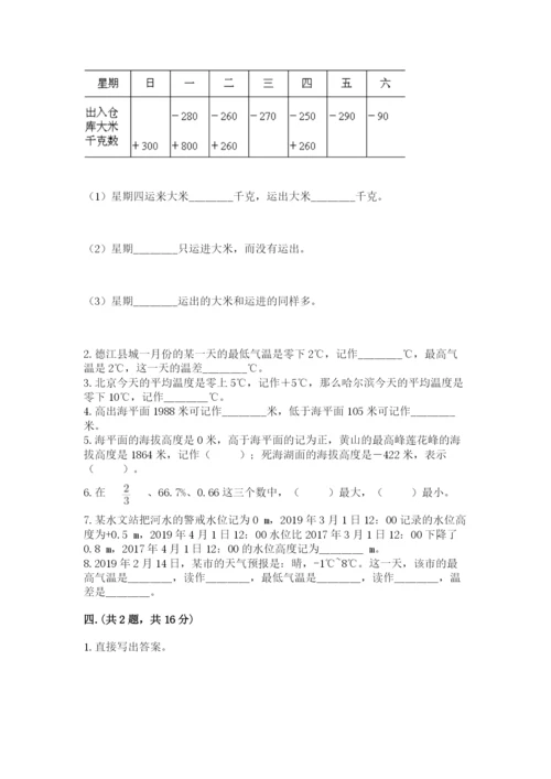 小升初数学综合练习试题附参考答案（名师推荐）.docx