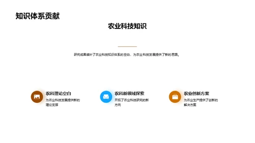 农业科技的创新路径