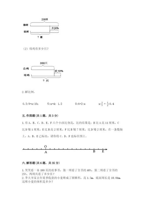 黄冈市罗田县六年级下册数学期末测试卷及完整答案一套.docx