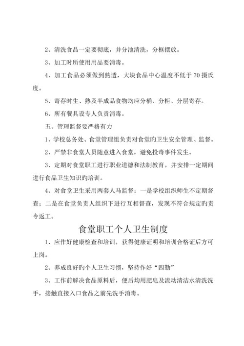 大姚县六苴镇明德小学管理新版制度汇编后勤后勤食堂管理各项新版制度汇编.docx