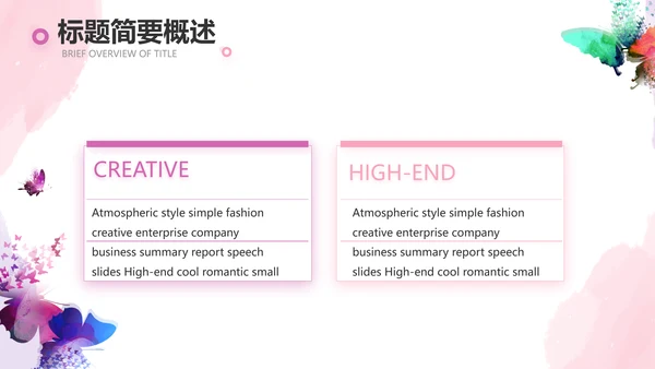 粉色唯美美容美睫培训工作总结PPT