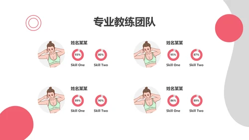 健康塑形美容减肥瘦身美体馆宣传PPT模板