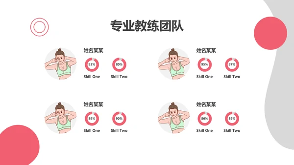 健康塑形美容减肥瘦身美体馆宣传PPT模板