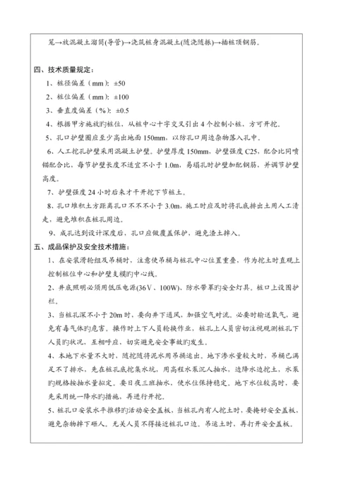 各班组综合施工重点技术交底.docx