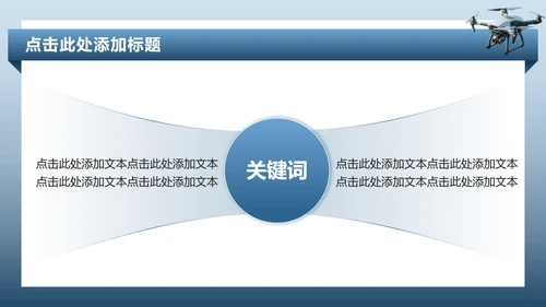 蓝色商务风低空经济商业计划书PPT模板