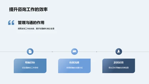 沟通技巧与咨询实践