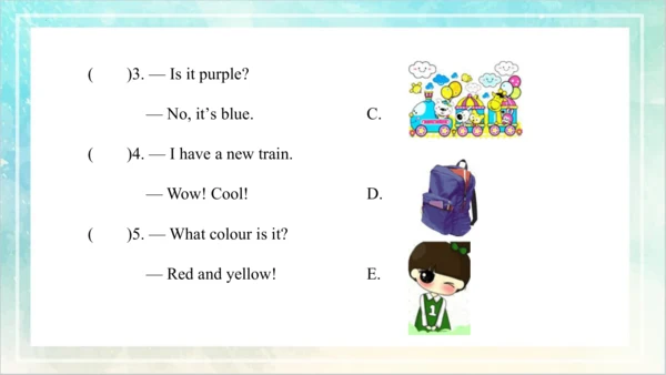 Unit 5  What colour is it Lesson 29- Lesson 30（课件(